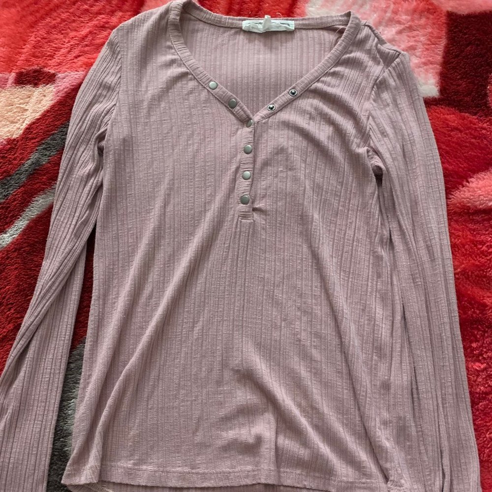 New Purple Henley